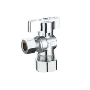 Easyflex EFSV-AG-58C38C Chrome Plated 5/8OD x 3/8 OD Angle Stop Valve