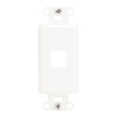Legrand-On-Q WP3411WH 1-Port Decorator Outlet Strap White
