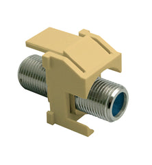 Legrand-On-Q WP3481IV F-Connector Standard Keystone Insert, Ivory