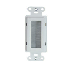 Legrand-On-Q WP1014WHV1 White Cable Access Wall Plate