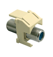 Legrand-On-Q WP3481LA F-Connector Standard Keystone Insert, Light Almond