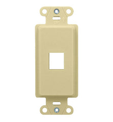 Legrand-On-Q WP3411LA 1-Port Decorator Outlet Strap Light Almond