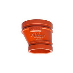 Victaulic FE65051P00 Pipe Eccentric Reducer, Carbon Steel, 6 x 2-1/2 in, OGS Grooved, Orange Painted