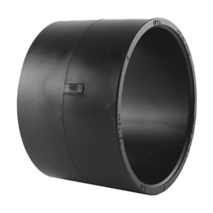 Charlotte Pipe ABS 00130 1200HA Plastic Pipe Repair Coupling, ABS, 4 inch x 4 inch, Hub x Hub, Schedule 40