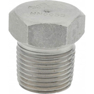 Merit Brass 3417HD-06 Hex Head Pipe Plug 3/8 in MNPT