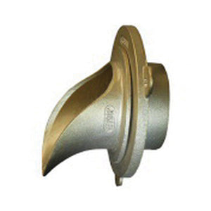 Josam 25014-Z Downspout Nozzle With Wall Flange, For Use With Floor Drain, 4 in Pipe, Bronze