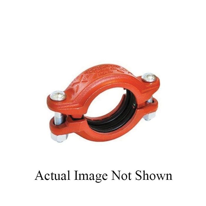 Anvil 390013597 Fig 7401 Pipe Coupling With Grade Ep Epdm Gasket 12 In Grooved Ductile Iron Rust Inhibiting Paint