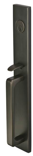 EMTEK Emtek 4819ROUUS10B Lausanne Tubular Handleset Oil Rubbed Bronze