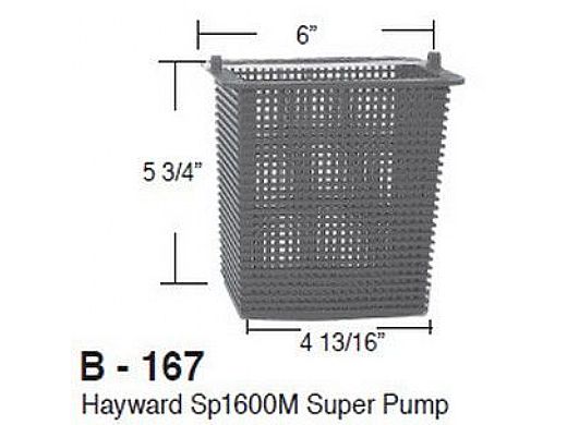 Aladdin Equipment B-167 Aladdin Basket for Hayward Sp1600M Super Pump