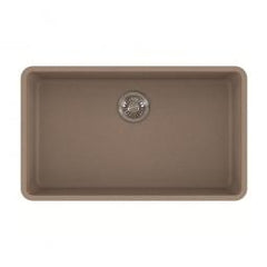 Franke KBG11031MOC Kubus 32 3/8 Granite Single Basin Undermount Kitchen Sink With Finish: Mocha