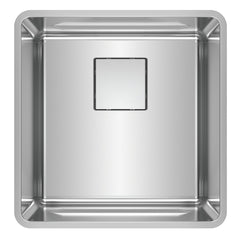 Franke PTX110-17 Pescara 17-3/4 x 18-3/16 in. No Hole Stainless Steel Single Bowl Undermount Kitchen Sink