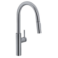 Franke PES-PD-SNI Pescara Pull-Down Kitchen Faucet 17-inch Satin Nickel