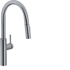 Franke PES-PD-SNI Pescara Pull-Down Kitchen Faucet 17-inch Satin Nickel