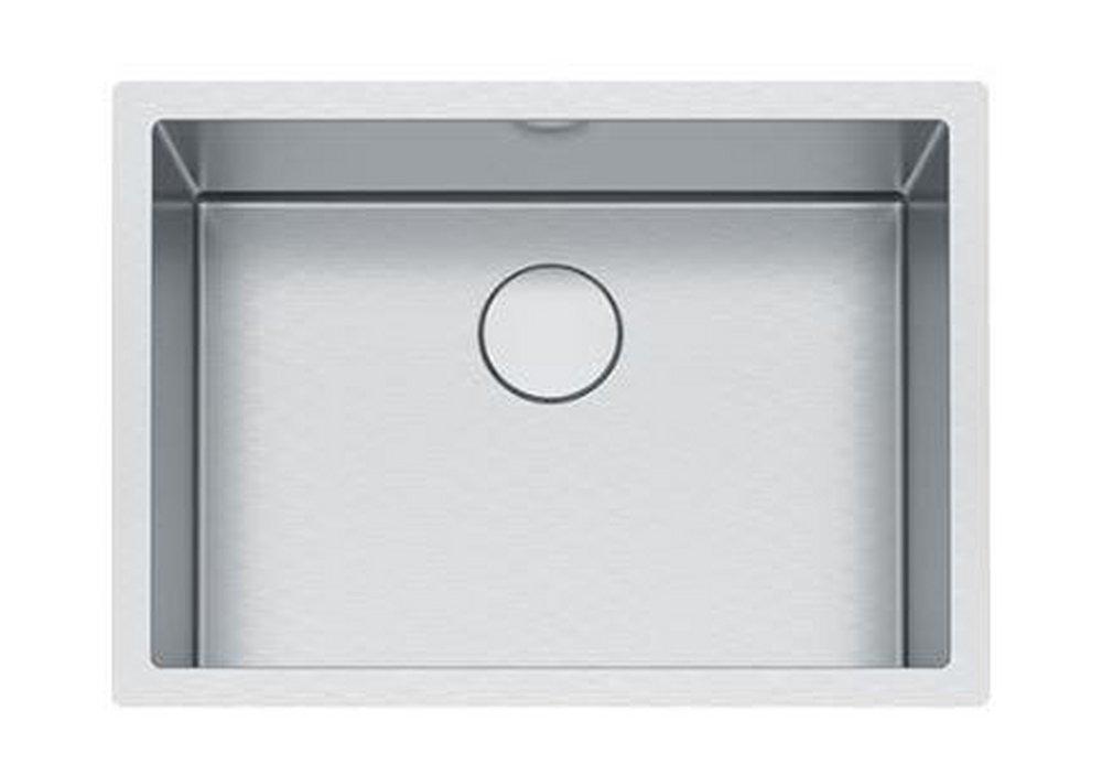 Franke PS2X110-24-12 Professional 2 26-1/2 x 19-1/2 in No-Hole Single Bowl Undermount Kitchen Sink in Stainless Steel