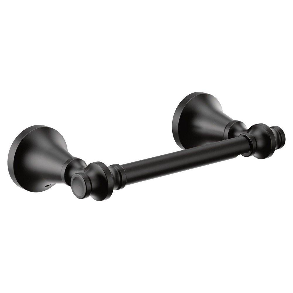 Moen YB0508BL Colinet Wall Toilet Tissue Holder in Matte Black