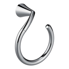 Moen YB2386CH Glyde Round Open Towel Ring in Polished Chrome