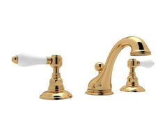 Rohl A1408LPIB-2 Country Bath Two Handle Widespread Bathroom Sink Faucet in Inca Brass