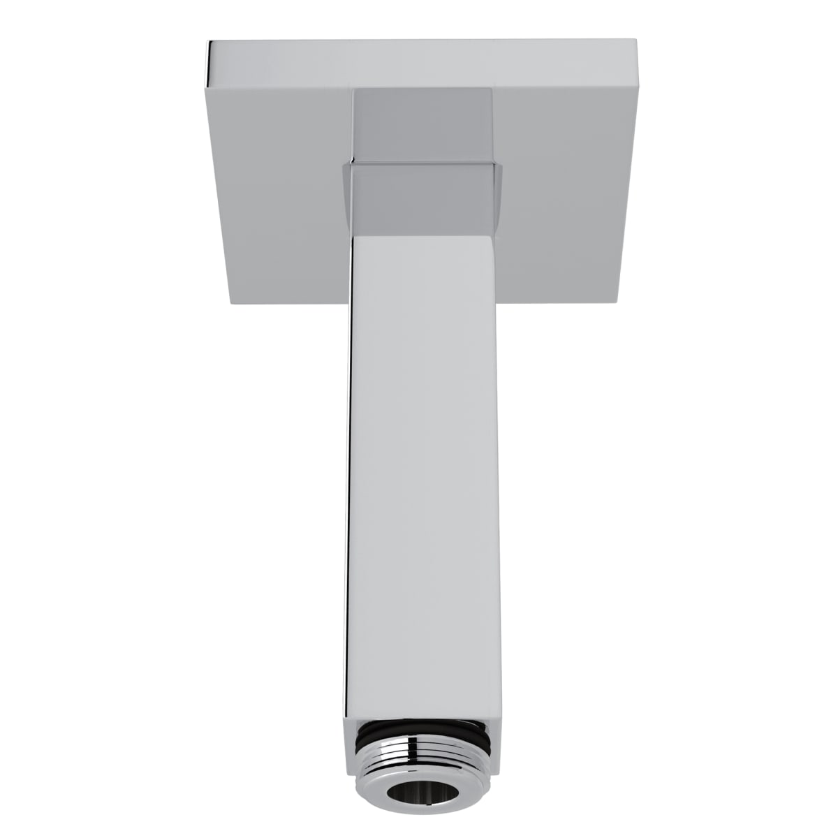 Rohl 1510/3APC 3 Ceiling Mount Shower Arm With Square Escutcheon in Polished Chrome