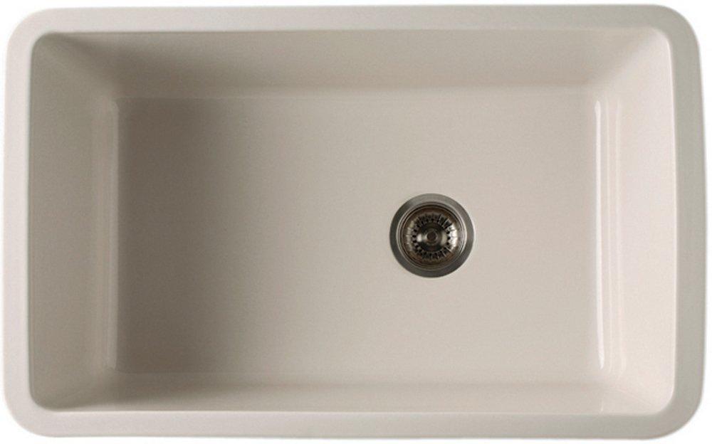 Rohl 6307-68 Allia 32 Fireclay Single Bowl Undermount Kitchen Sink in Pergame