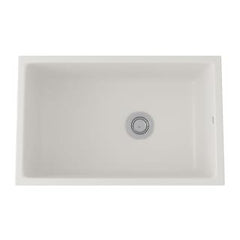 Rohl 6307-68 Allia 32 Fireclay Single Bowl Undermount Kitchen Sink in Pergame