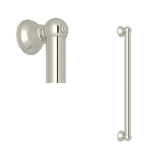 Rohl 1251PN 24 in. Wall Mount Brass Grab Bar in Polished Nickel