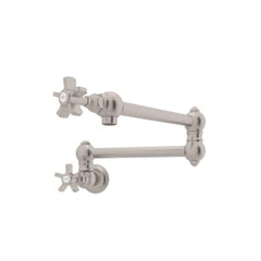 Rohl A1451XSTN-2 Pot Filler in Satin Nickel