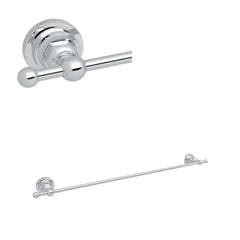 Rohl A1486LIAPC San Giovanni Transitional Bath 24 in. Towel Bar in Polished Chrome