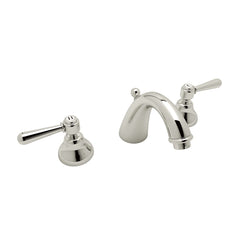 Rohl A2707LMPN-2 Verona Two Handle Widespread Bathroom Sink Faucet in Polished Nickel