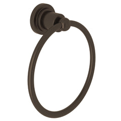 Rohl A1485IWTCB Campo Round Closed Towel Ring in Tuscan Brass