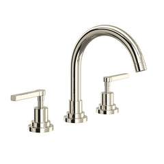 ROHL A2228LMPN-2 Lombardia Two Handle Widespread Bathroom Sink Faucet in Polished Nickel