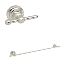 ROHL A1486LIPN Country Bath 24 in. Towel Bar in Polished Nickel