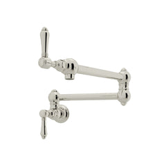 ROHL A1451LMPN-2 Wall Mount Pot Filler in Polished Nickel