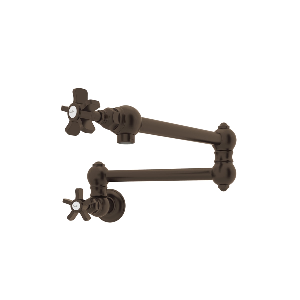 Rohl A1451XTCB-2 Pot Filler in Tuscan Brass