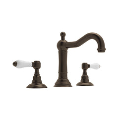 Rohl A1409LPTCB-2 acqui widespread lavatory faucet in tuscan brass