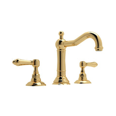 Rohl A1409LMIB-2 Acqui Two Handle Widespread Bathroom Sink Faucet in Italian Brass