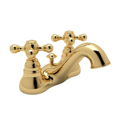 Rohl AC95X-IB-2 Arcana Two Handle Centerset Lavatory Faucet in Italian Brass