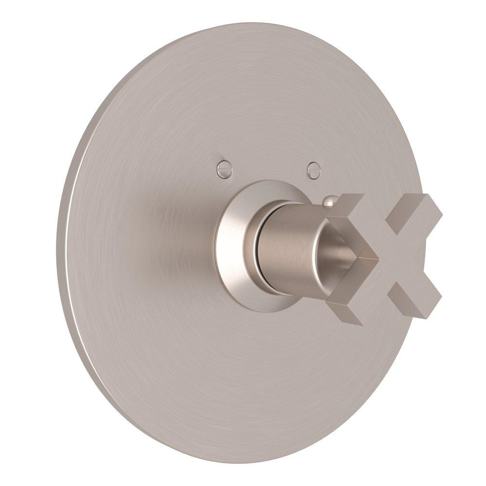 ROHL A4214XMSTN Lombardia Avanti Single Handle Thermostatic Valve Trim in Satin Nickel