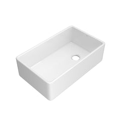 ROHL AL3220AF100 Largo d'Orta 32-3/4 x 19-7/8 in. Fireclay Single Bowl Farmhouse Kitchen Sink in White