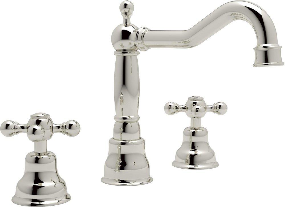 ROHL AC107X-PN-2 Arcana Two Handle Widespread Bathroom Sink Faucet in Polished Nickel