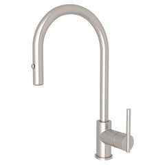 Rohl CY57L-STN-2 Pirellone Single Handle Pull Down Kitchen Faucet 1.8 GPM