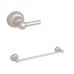 Rohl CIS1/24STN Country Bath 24 in. Towel Bar in Satin Nickel