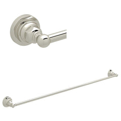 ROHL ROT1/30PN Cross Collection 30 in. Towel Bar in Polished Nickel