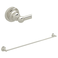 ROHL ROT1/30PN Cross Collection 30 in. Towel Bar in Polished Nickel