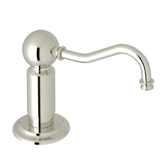 ROHL LS850PPN Georgian Era 3-1/2 in. 12 oz Kitchen Soap Dispenser in Polished Nickel