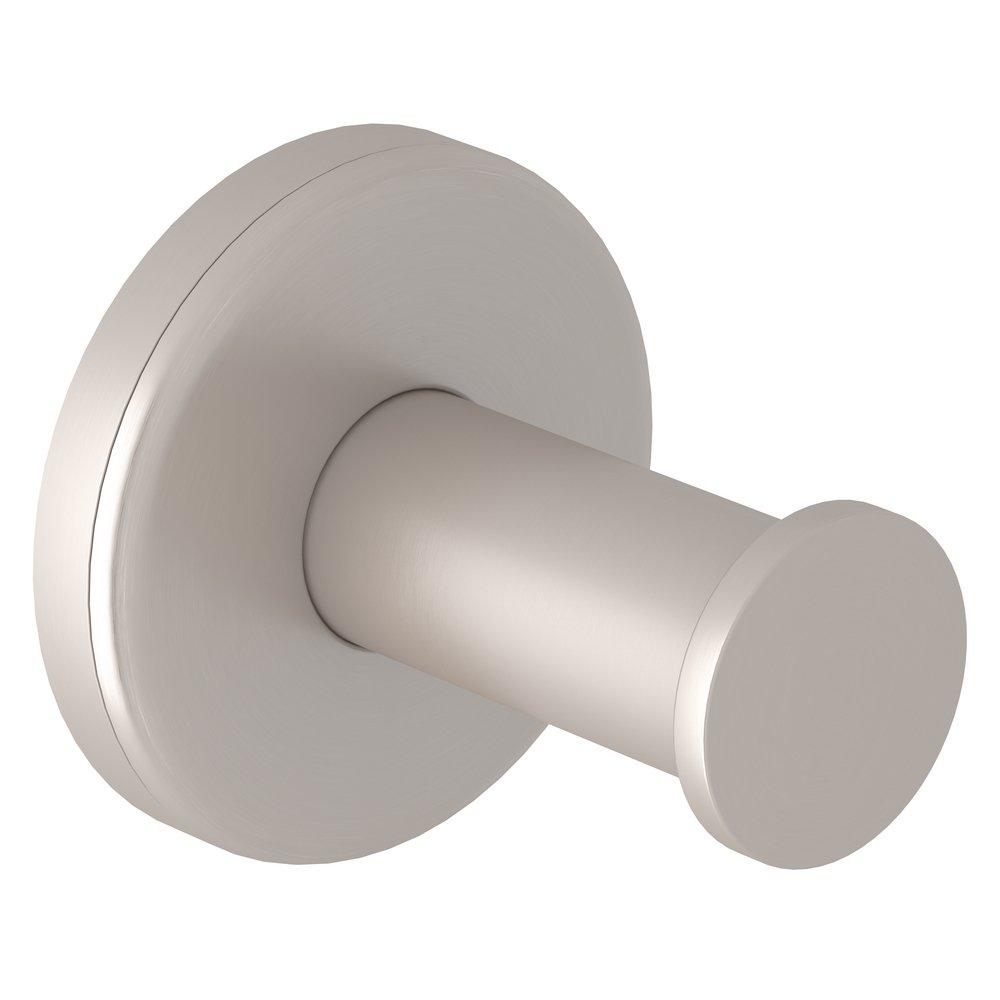 Rohl LO7STN Modern Caswell 1 Robe Hook in Satin Nickel