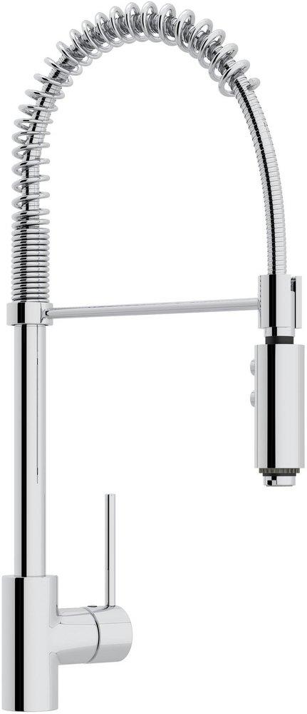 Rohl LS64L-APC-2 Pirellone Single Handle Pull Down Kitchen Faucet in Polished Chrome