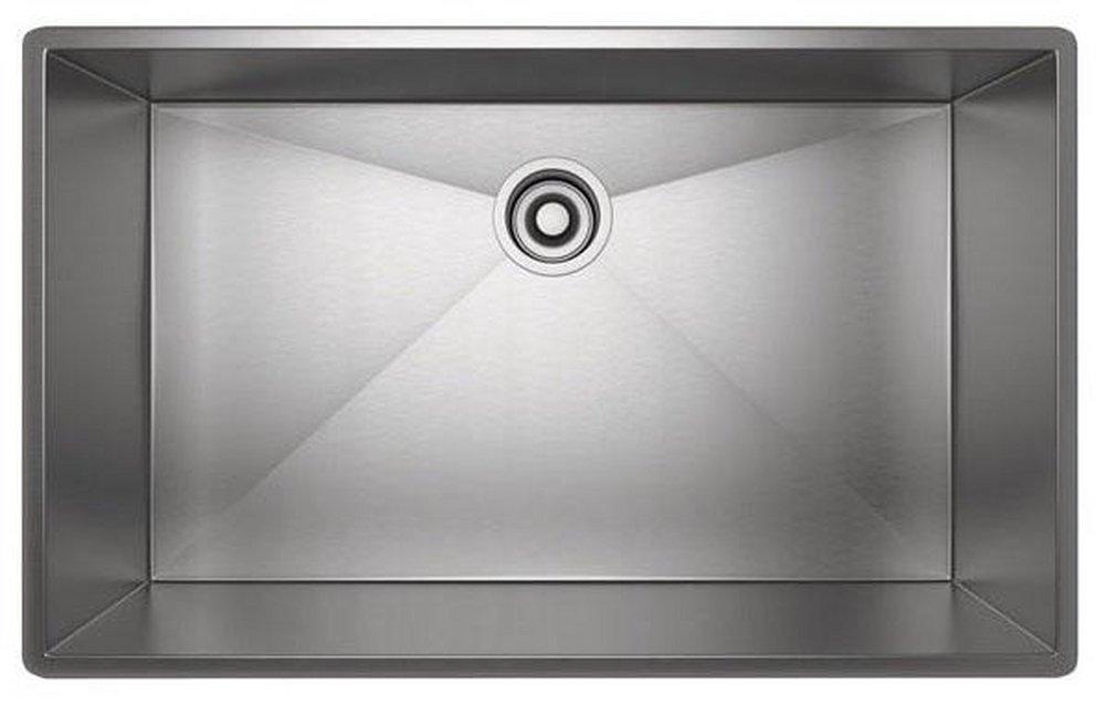 ROHL RSS3018SB Caswell 31-1/2 X 19-1/2 IN. No Hole Stainless Steel Single Bowl Dual Mount Kitchen Sink