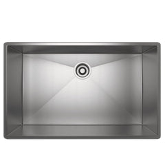 ROHL RSS3018SB Caswell 31-1/2 X 19-1/2 IN. No Hole Stainless Steel Single Bowl Dual Mount Kitchen Sink