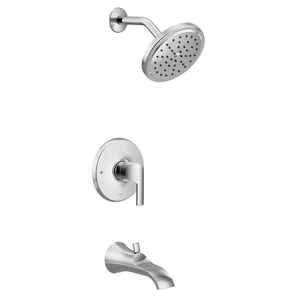 Moen UTS3203EP Doux One Handle Single Function Bathtub & Shower Faucet in Chrome (Trim Only)