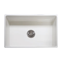 Franke FHK710-30WH Farm House 30-1/8 x 20 in. Fireclay Single Bowl Farmhouse Kitchen Sink